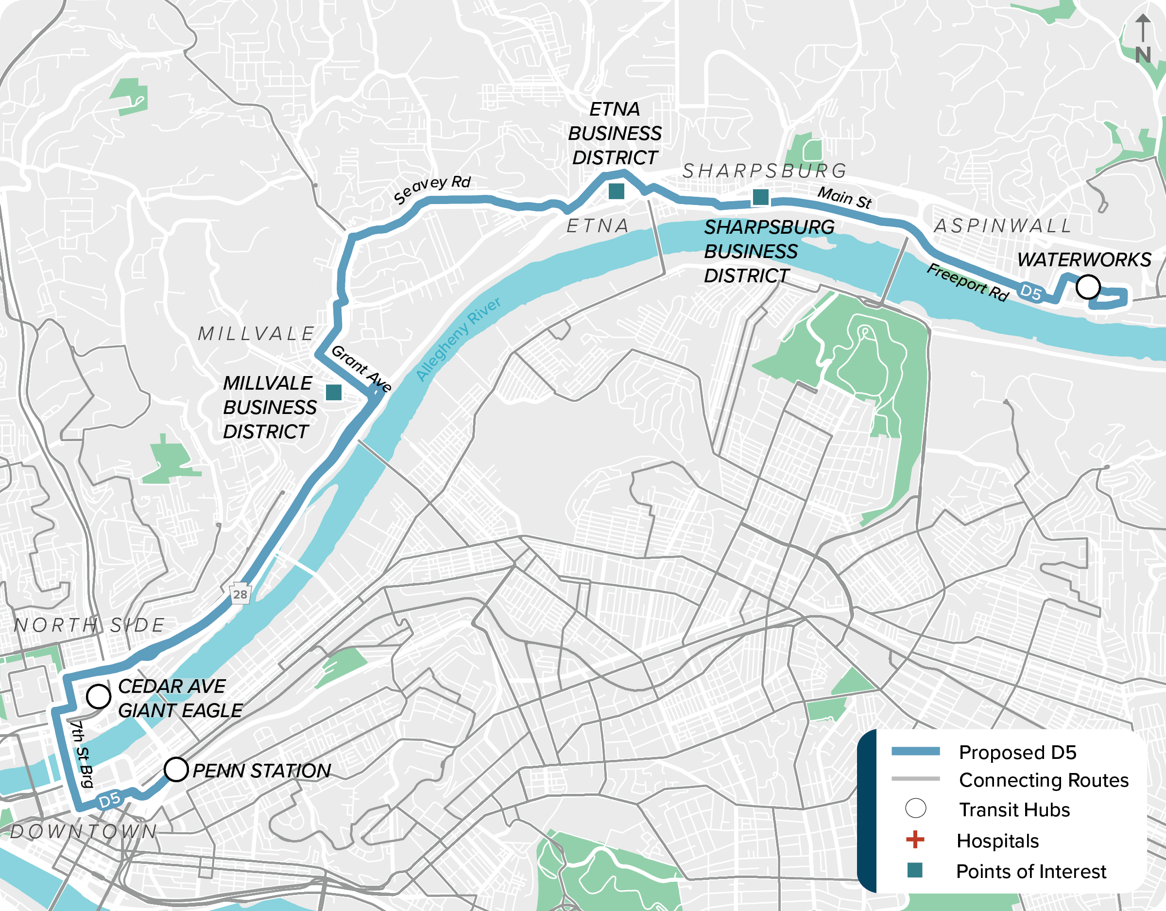 Proposed Route D5 Aspinwall